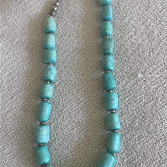 Jewelry - Necklace. Aqua stone like stones.